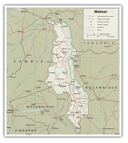 Map of Malawi